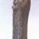 Click para ampliar. Dama de Elche 9 restitución estante y coloreada